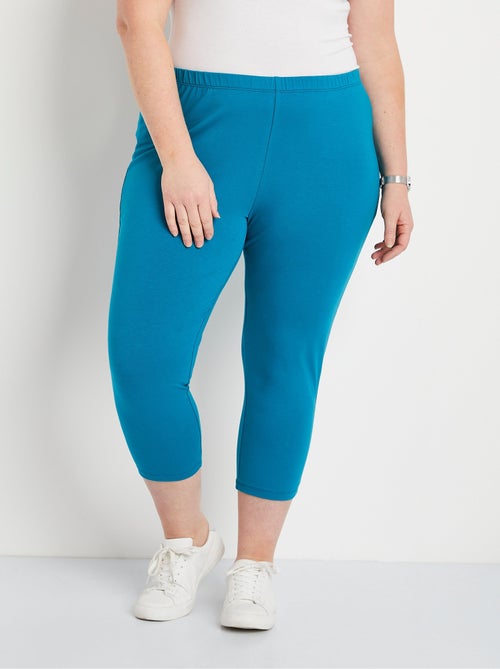 Legging corto de algodón con cintura elástica - Afibel - Kiabi Legging corto de algodón con cintura elástica - Afibel - Kiabi