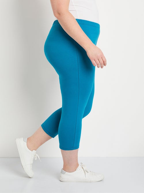 Legging corto de algodón con cintura elástica - Afibel - Kiabi Legging corto de algodón con cintura elástica - Afibel - Kiabi