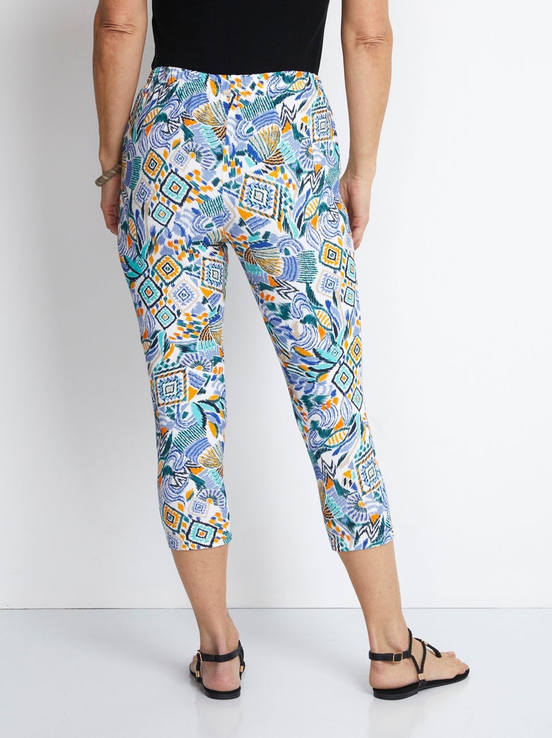 Legging corto de algodón liso o estampado - Afibel Multicolor - Kiabi