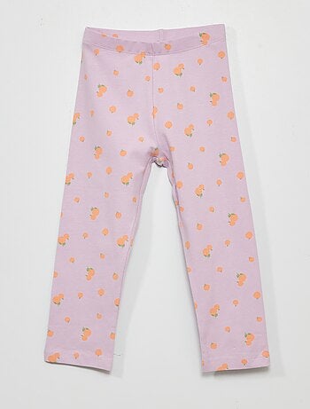 Legging corto de punto con motivos de fantasía - Kiabi