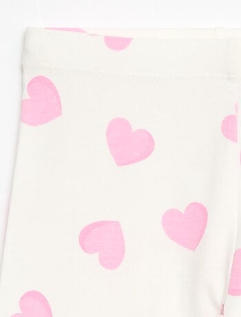 Legging corto estampado