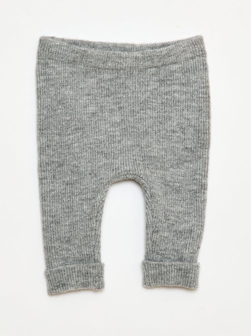 Legging de canalé con botones - Kiabi