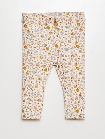 Legging de canalé con botones