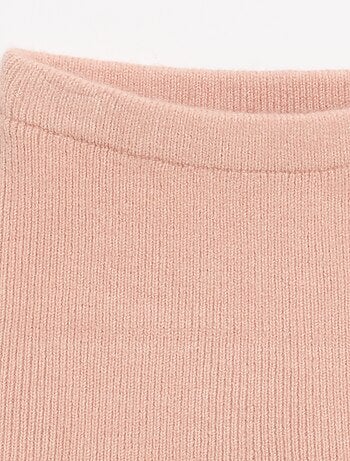 Legging de canalé con botones