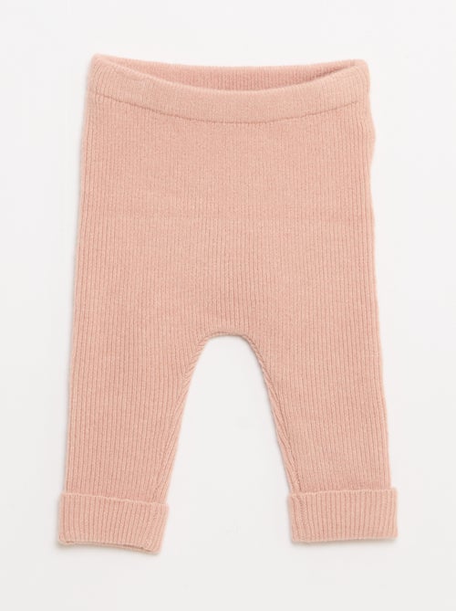 Legging de canalé con botones - Kiabi