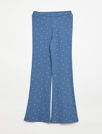 Legging de canalé con estampado