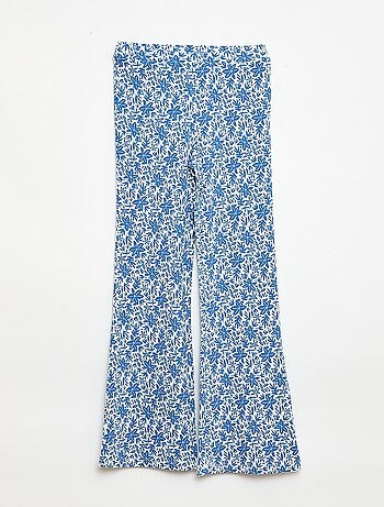 Legging de canalé con estampado