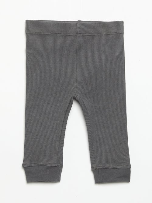 Legging de canalé - Kiabi Legging de canalé - Kiabi