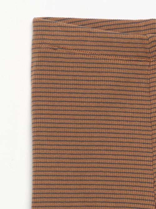 Legging de canalé - Kiabi