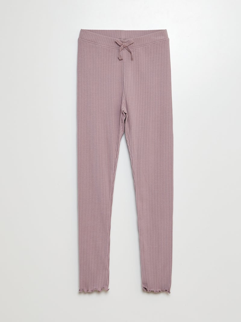 Legging de canalé PURPURA - Kiabi