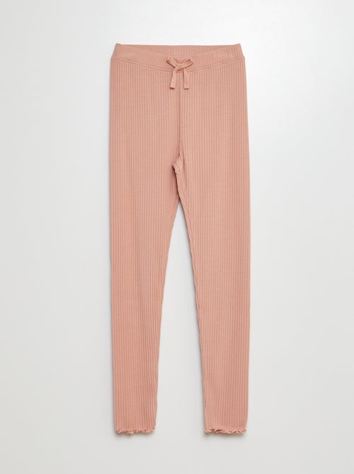 Legging de canalé - Kiabi