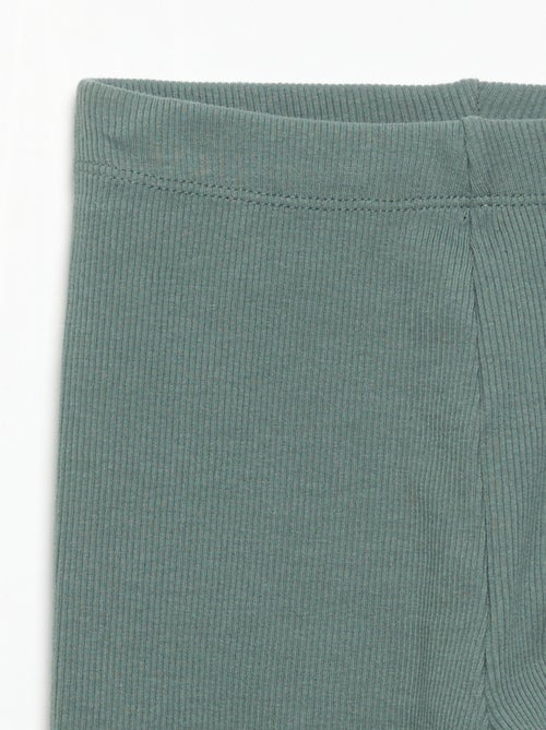 Legging de canalé - Kiabi