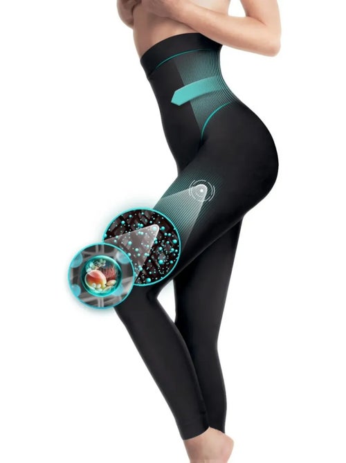 Legging de cintura alta con activos adelgazantes - Kiabi