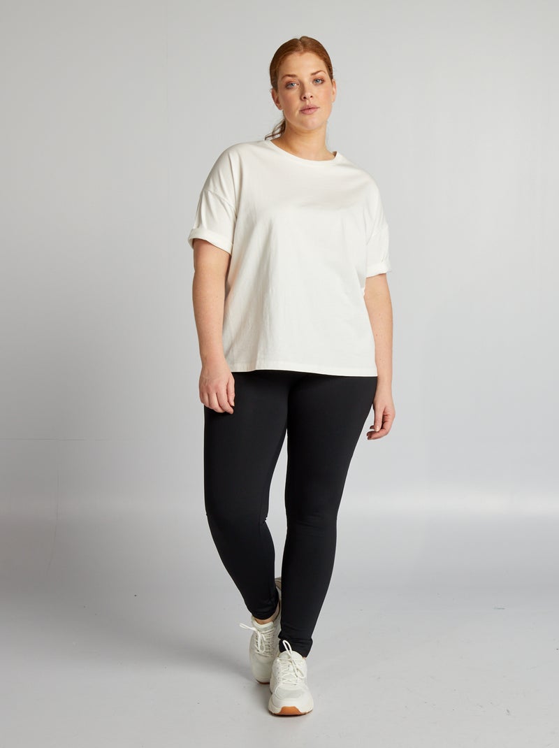 Legging de deporte de neopreno negro - Kiabi