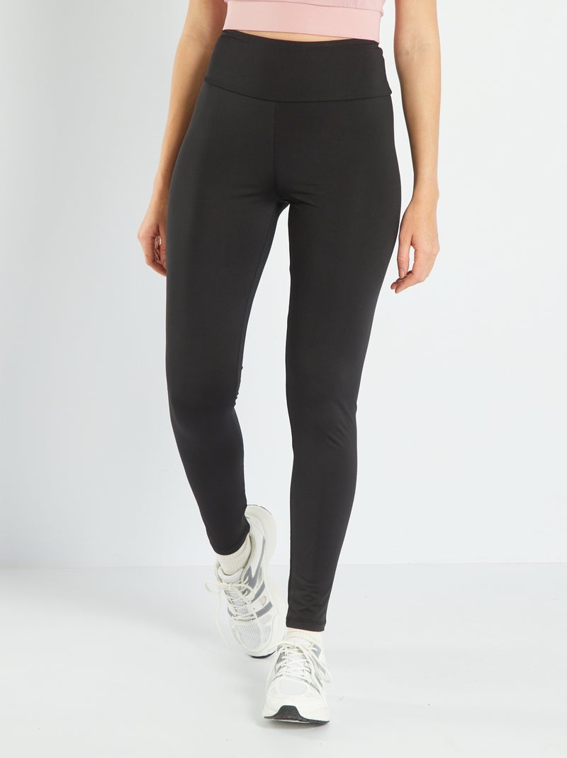 Legging de deporte negro - Kiabi