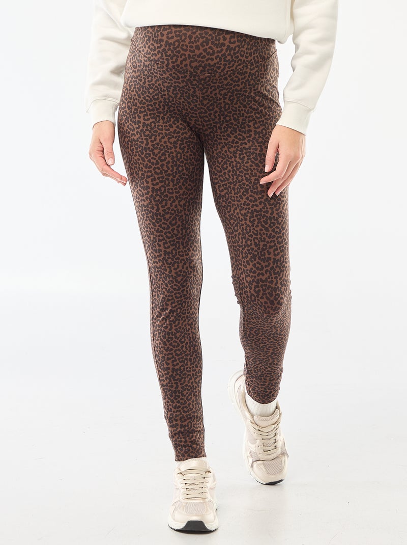 Legging de deporte premamá Marron - Kiabi