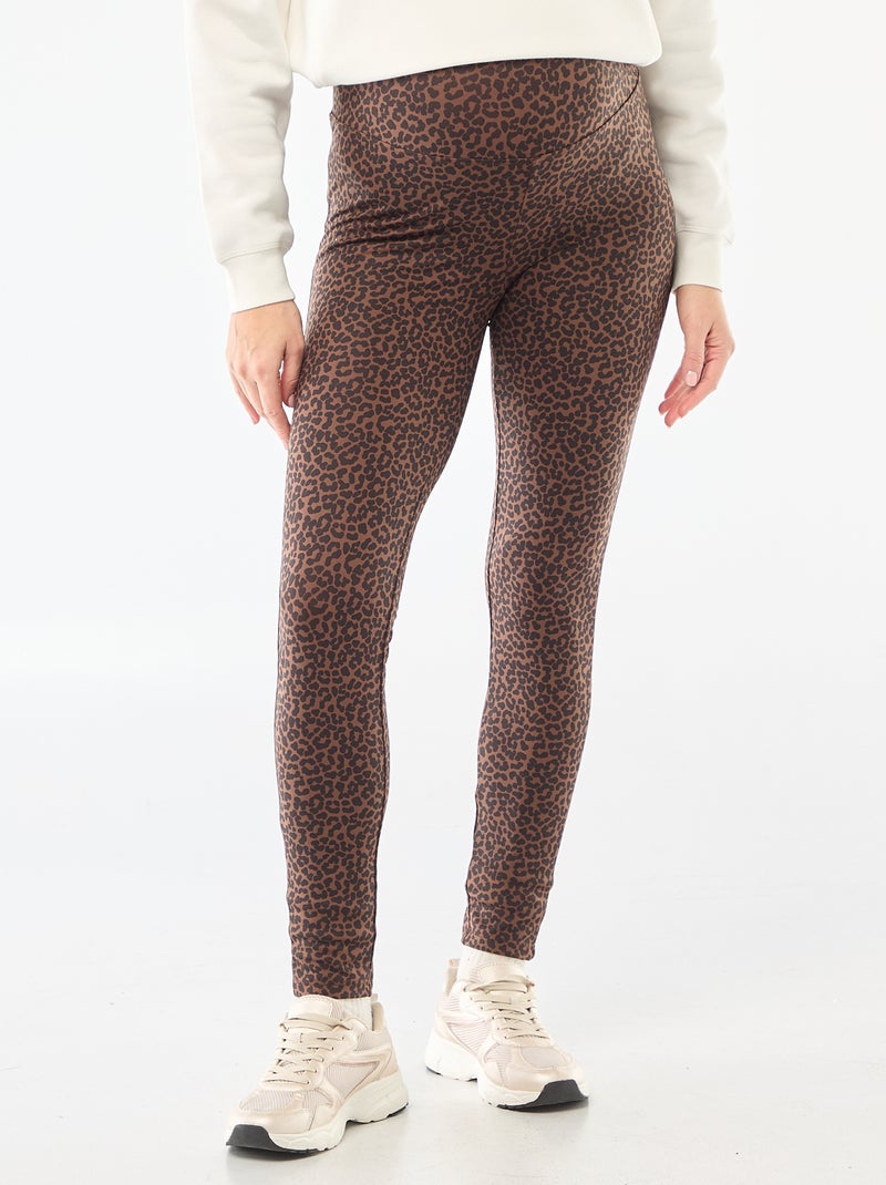 Legging de deporte premamá Marron - Kiabi