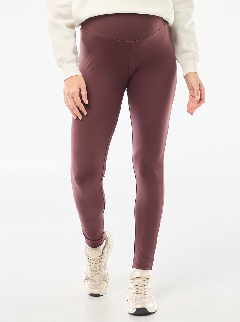 Legging de deporte premamá Purpura - Kiabi