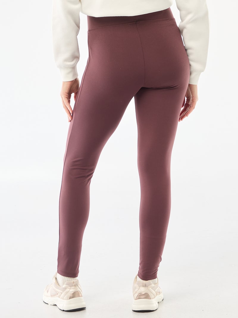 Legging de deporte premamá Purpura - Kiabi