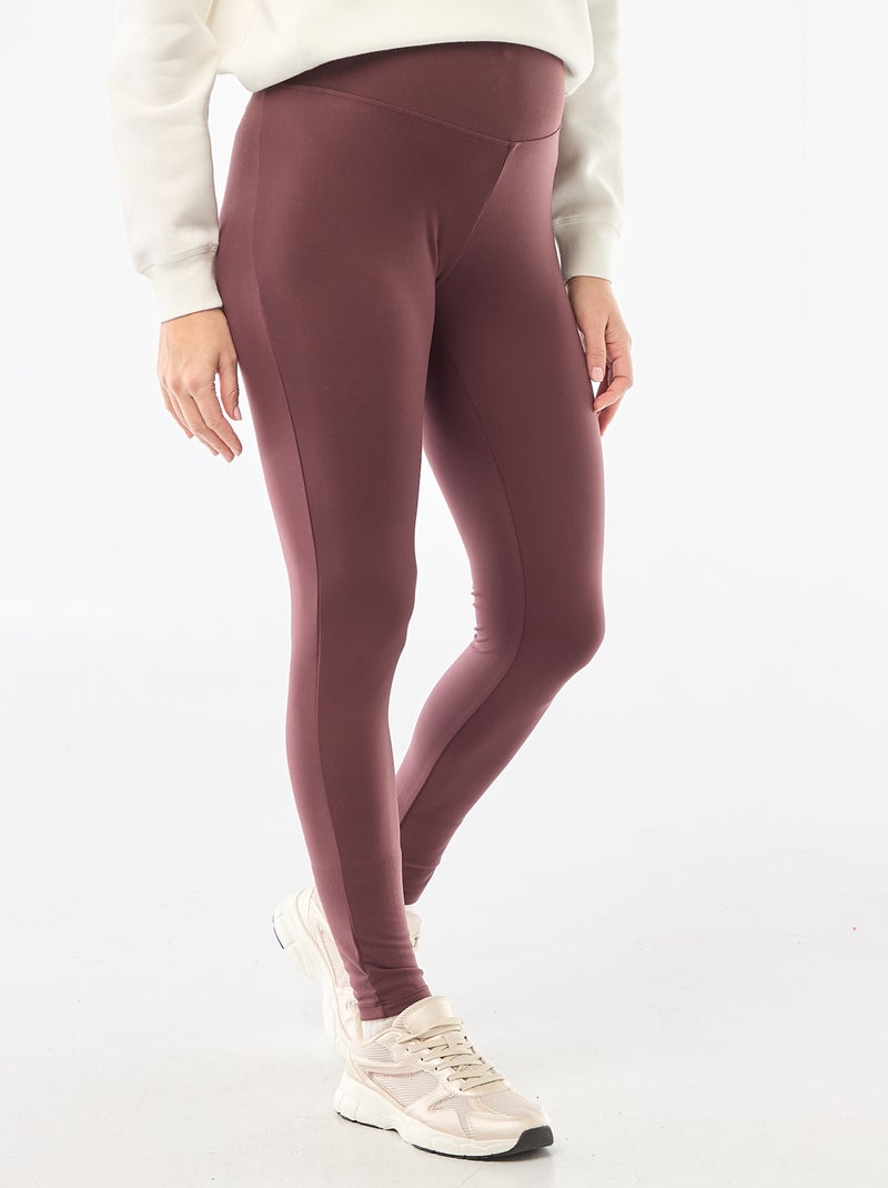 Legging de deporte premamá Purpura - Kiabi