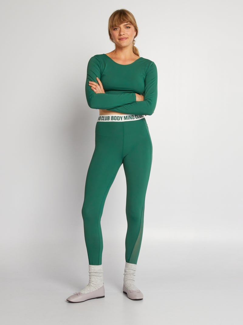 Legging de deporte VERDE - Kiabi