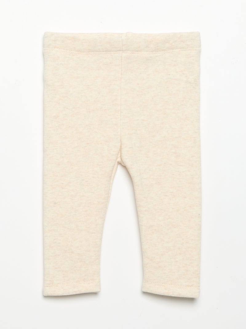Legging de felpa Beige - Kiabi