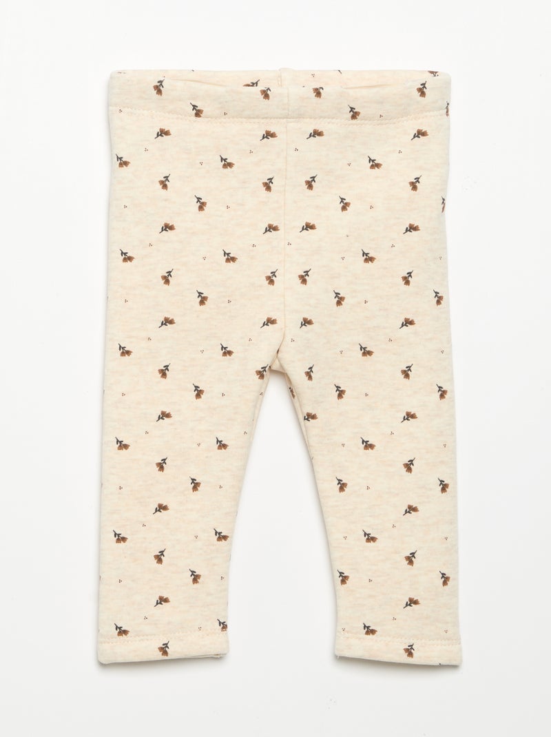 Legging de felpa Beige - Kiabi