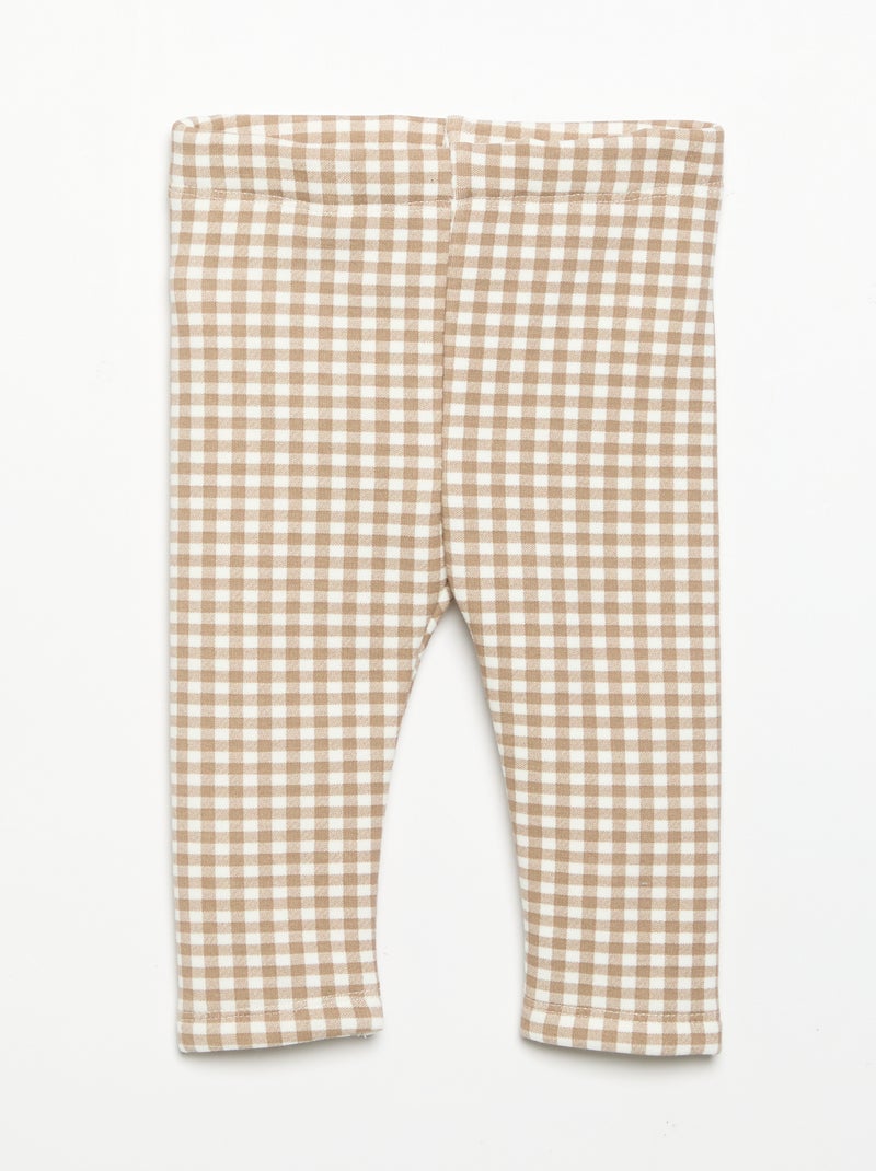 Legging de felpa Blanco - Kiabi
