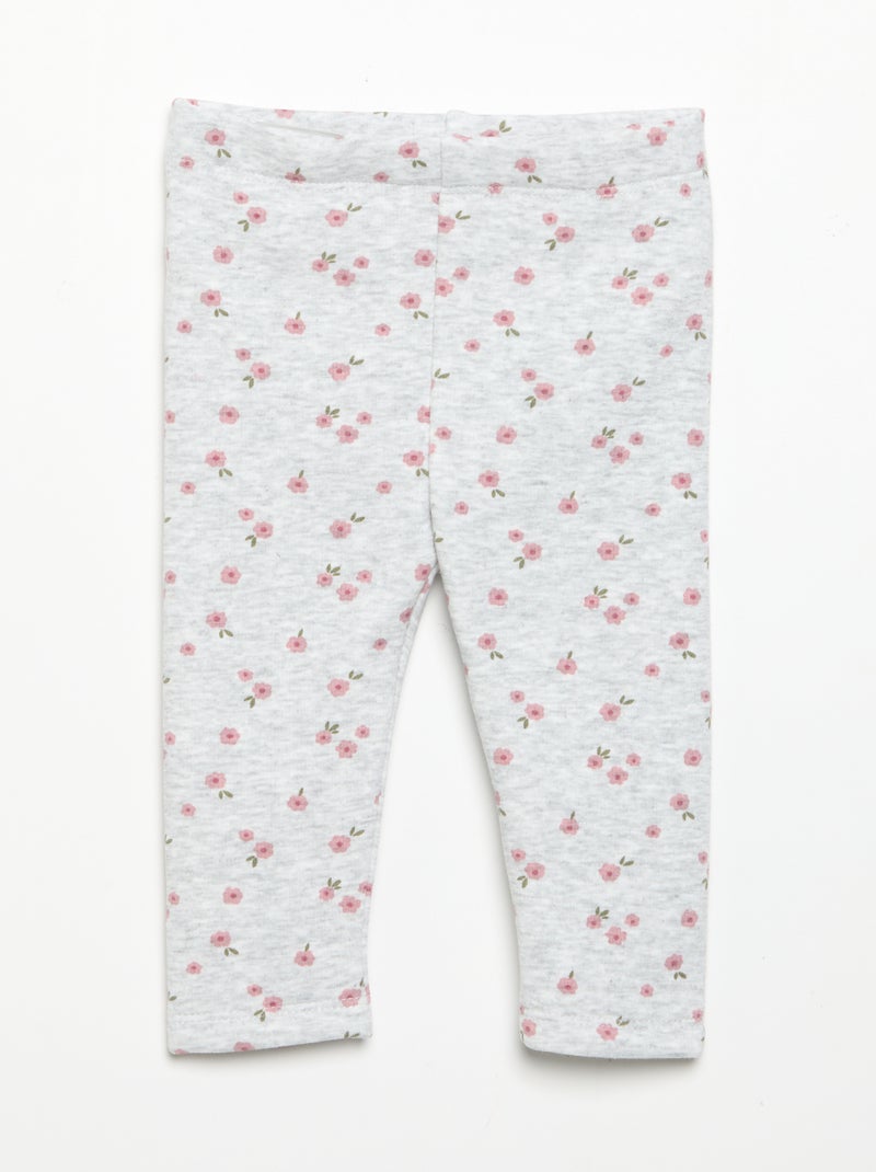 Legging de felpa Gris - Kiabi