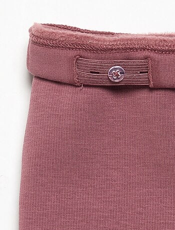 Legging de felpa