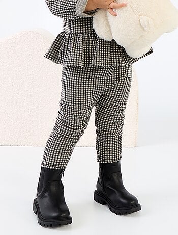 Legging de franela perchada