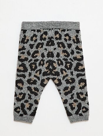 Legging de leopardo en punto