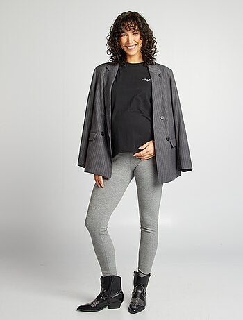 Legging de maternidad de canalé