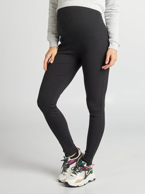 Legging de maternidad de canalé - Kiabi