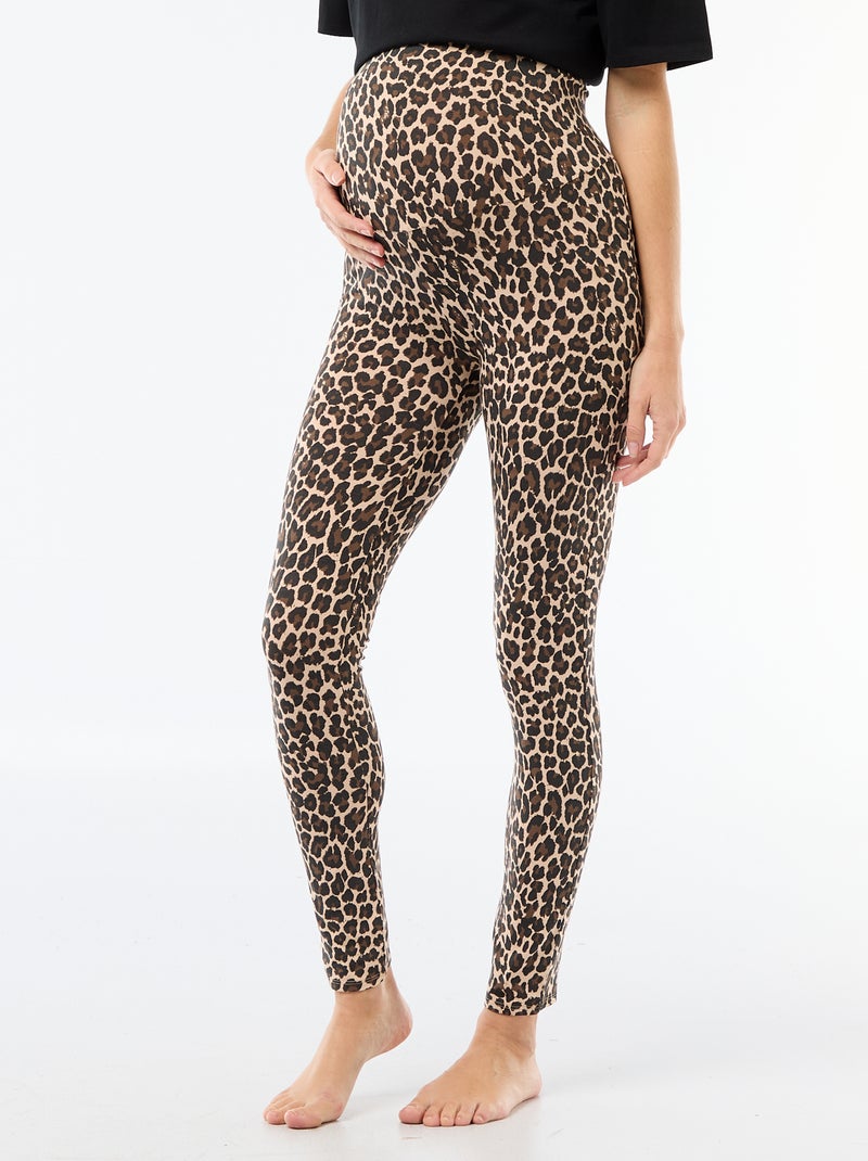 Legging de maternidad estampado Beige - Kiabi