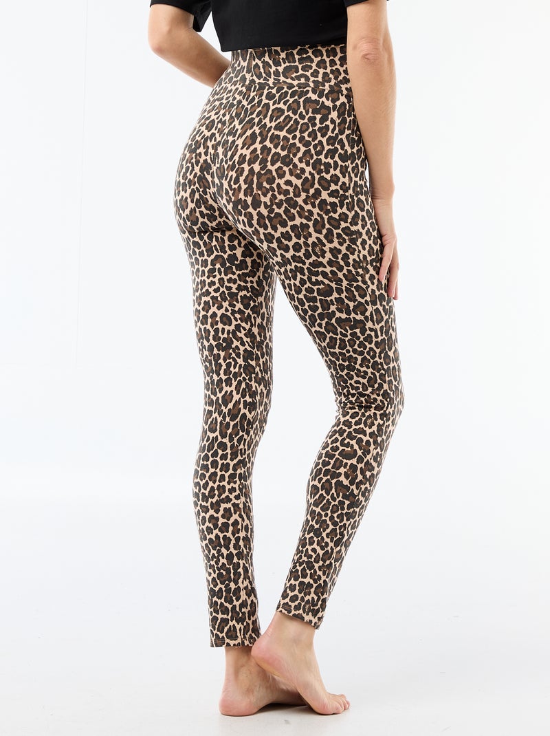 Legging de maternidad estampado Beige - Kiabi