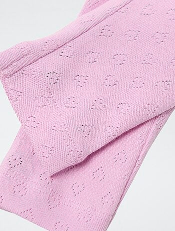 Legging de plumeti con corazones calados 'Guppy'