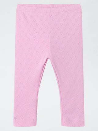 Legging de plumeti con corazones calados 'Guppy'