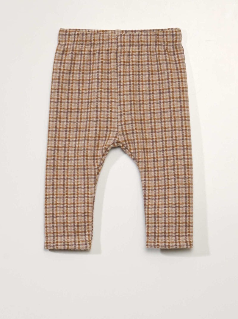 Legging de punto cálido BEIGE - Kiabi