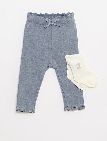 Legging de punto compacto