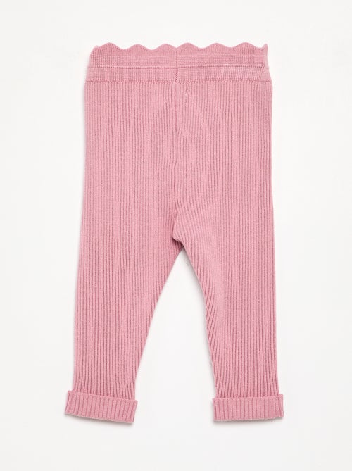 Legging de punto con lazo en la cintura - Kiabi Legging de punto con lazo en la cintura - Kiabi
