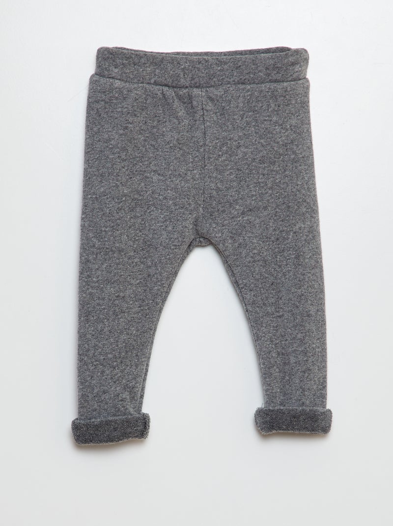Legging de punto GRIS - Kiabi