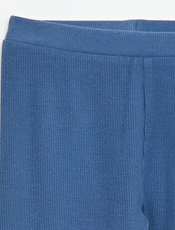 Legging de punto liso de algodón