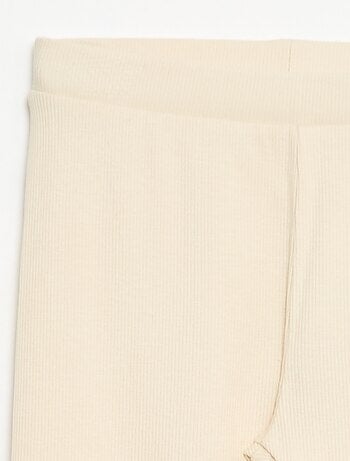 Legging de punto liso de algodón