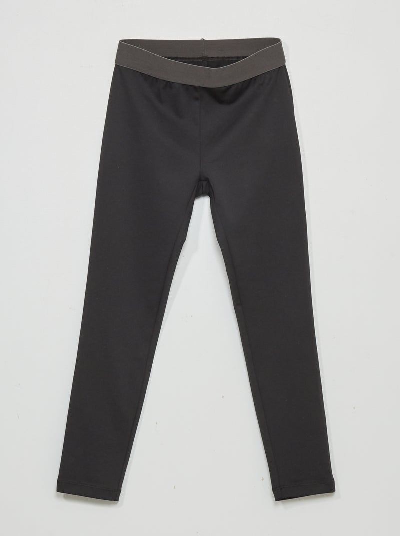 Legging de punto Negro - Kiabi