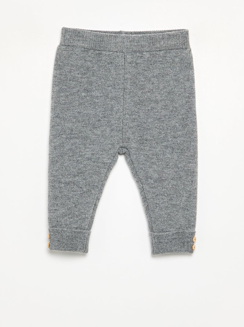 Legging de punto Negro - Kiabi