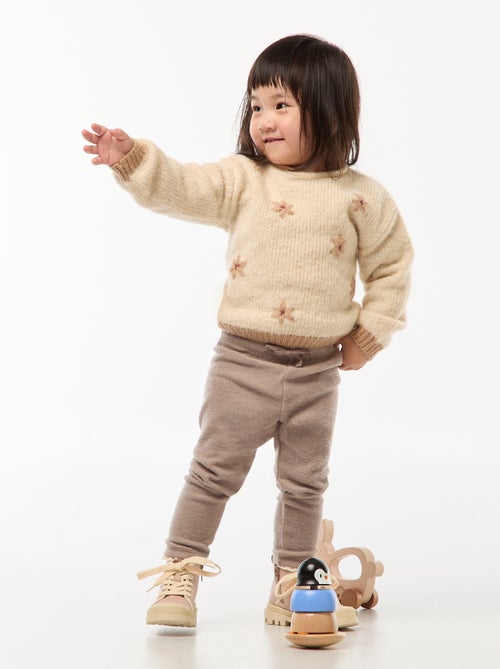 Legging de punto suave - Kiabi