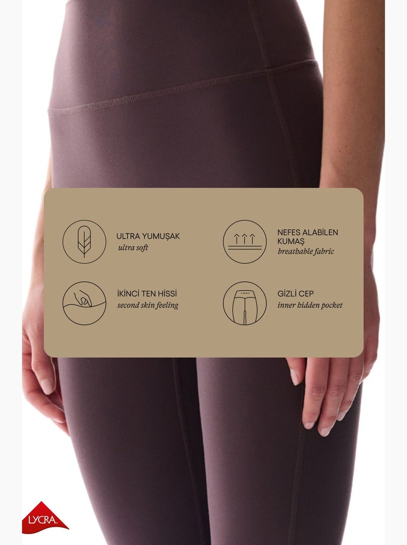 Legging de sujeción ligera, talle alto, light soft penti Malva - Kiabi