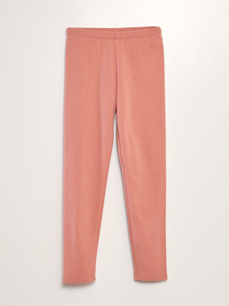 Legging de tejido de chándal cálido ROSA - Kiabi