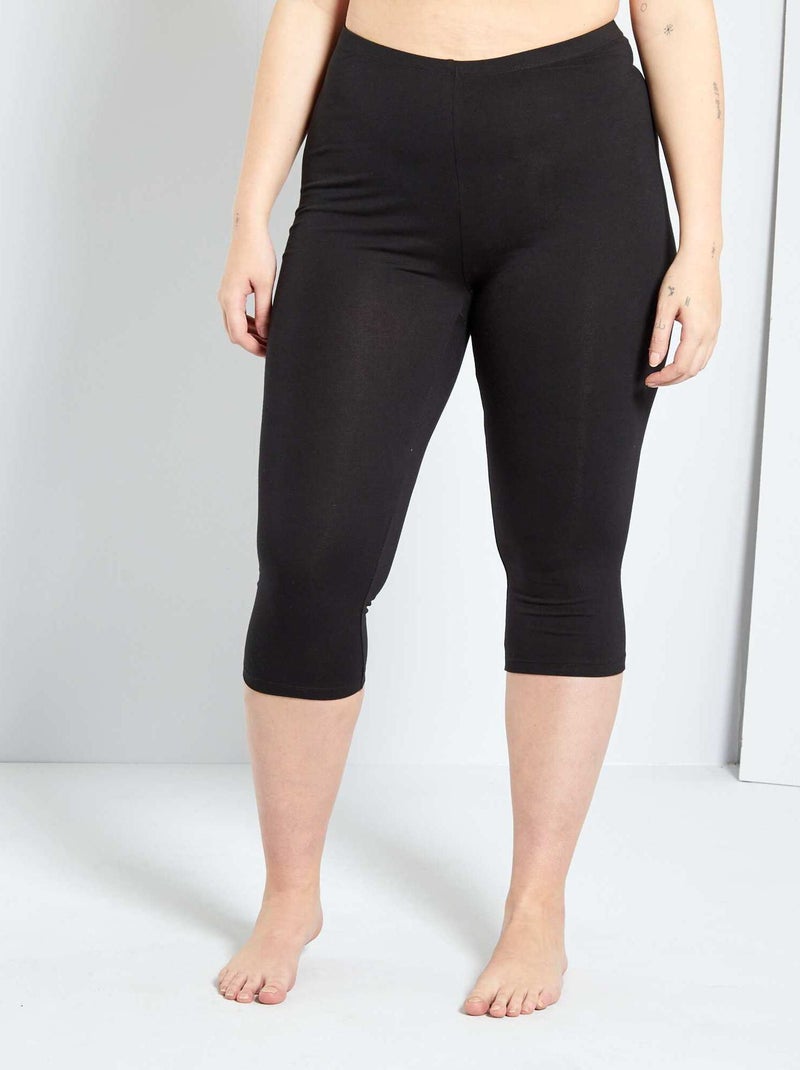Legging de viscosa negro - Kiabi